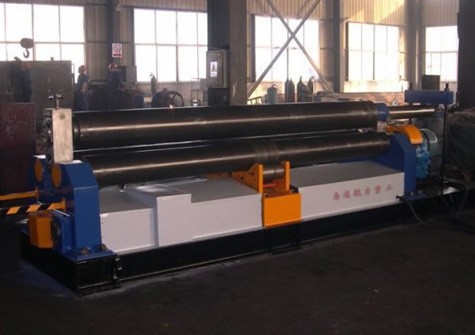 W11-8X3000 Mechanical Three-roller Symmetrical Plate Bending Machine